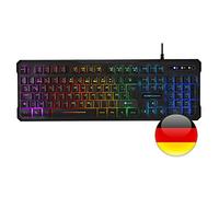 Mars Gaming MK218DE, Tastiera RGB, H-Mech, Antighosting, Layout tedesco
