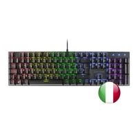 Mars Gaming MK422 Tastiera meccanica nera Switch RGB Marrone Lingua italiana