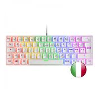 Mars Gaming MK60 tastiera USB QWERTY Italiano Bianco NEW