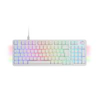 Mars Gaming MKPRO, Tastiera Meccanica Gaming Full Size, RGB Chroma, Switch Meccanici Hot-Swap, Antighosting, Rotella Controllo, Software Avanzato, Multipiattaforma, Switch Silent, Francese, Bianco
