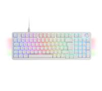 Mars Gaming MKPRO, Tastiera Meccanica Gaming Full Size, RGB Chroma, Switch Meccanici Hot-Swap, Antighosting, Rotella Controllo, Software Avanzato, Multipiattaforma, Switch Silent, Portoghese, Bianco