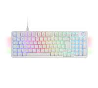 Mars Gaming MKPRO, Tastiera Meccanica Gaming Full Size, RGB Chroma, Switch Meccanici Hot-Swap, Antighosting, Rotella Controllo, Software Avanzato, Multipiattaforma, Switch Silent, Italiano, Bianco