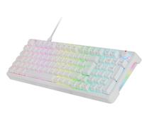 Mars Gaming MKPRO, Tastiera Meccanica Gaming Full Size, RGB Chroma, Switch Meccanici Hot-Swap, Antighosting, Rotella Controllo, Software Avanzato, Multipiattaforma, Switch Silent, Francese, Bianco
