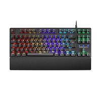 Mars Gaming MKXTKL, Layout ES, Tastiera Meccanica Da Gioco, RGB, Switch Rosso