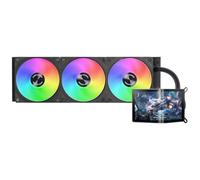Mars Gaming ML-ARC360 Raffreddamento Liquido AIO 360mm 600W TDP | Schermo AMOLED Curvo 6,67", 3x Ventole FDB 120mm ARGB, Pompa OptiChamber 4ª Gen in Rame, Intel e AMD, Nero