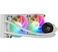 KIT WATERCOOLING AIO MARS GAMING ML-LCD RGB - 240MM (BLANC)