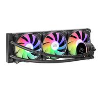 Mars Gaming ML-LCD360 Raffreddamento a liquido AIO TDP 600W 3x FDB ARGB Ventola Schermo LCD Nero