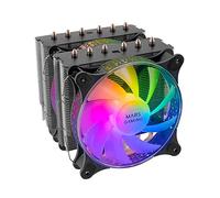 Ventola doppia CPU Mars Gaming MCPU-XT ARGB da 120 mm nera