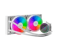 KIT WATERCOOLING AIO MARS GAMING ML-ONE RGB - 240MM (BLANC)