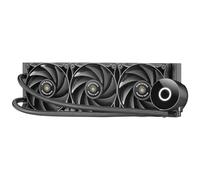 Mars Gaming ML-PRO360, Raffreddatore a Liquido Professionale CPU, TDP 600W, 3x Ventole FDB Ultra-silenziose, Pompa Opti-Chamber con Anello di Illuminazione Bianca, Multisocket Universale, Nero