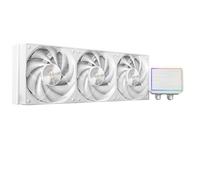 Mars Gaming ML-PROII360 Raffreddamento Liquido AIO 600W TDP, Pompa 4ª Gen Opti-Chamber Base in Rame e Microcanali, 3x Ventilatore 120mm FDB, Blocco in Alluminio Spazzolato con FRGB Lineare, Bianco