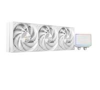 Mars Gaming ML-PROII360 Raffreddamento Liquido AIO 600W TDP, Pompa 4ª Gen Opti-Chamber Base in Rame e Microcanali, 3x Ventilatore 120mm FDB, Blocco in Alluminio Spazzolato con FRGB Lineare, Bianco