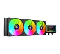 Mars Gaming ML-TWO360, Raffreddamento a Liquido AIO 600W TDP, 3x Ventola ARGB Infinity Mirror 12cm FDB, Nucleo in Rame e Alluminio, Pompa Opti-Chamber 4ª Generazione e Microcanali, Nero