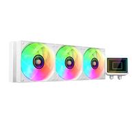 Mars Gaming ML-TWO360, Raffreddamento a Liquido AIO 600W TDP, 3x Ventola ARGB Infinity Mirror 12cm FDB, Nucleo in Rame e Alluminio, Pompa Opti-Chamber 4ª Generazione e Microcanali, Bianco