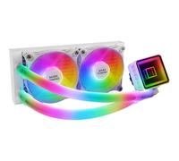 Mars Gaming ML-ULTRA240 ARGB Liquid Cooler con 2 Ventole PWM Dual Ring da 120m