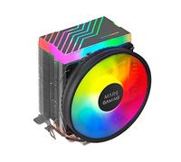 Mars Gaming ML-ULTRA240 Bianco, Raffreddamento Liquido CPU, TDP 500W, Infinity Mirror, 2 Ventole Silenziose FDB ARGB, Tubi ARGB, Universale Multisocket