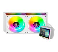 Mars Gaming ML-Vision II 240 AIO Liquid Cooling 500W TDP Pompa 4a generazione 2 ventole Bianco