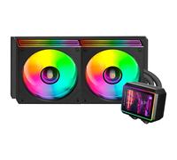 Mars Gaming ML-Vision II 240 AIO Liquid Cooling 500W TDP Pompa 4a generazione 2 ventole Nero