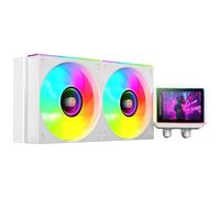 Mars Gaming ML-Vision II 240 AIO Liquid Cooling 500W TDP Pompa 4a generazione 2 ventole Bianco