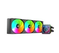 Mars Gaming ML-VISIONPRO360, Raffreddamento a Liquido AIO, TDP 600W, 3x Ventole ARGB 120mm FDB con Nucleo in Rame e Alluminio, Schermo LCD IPS 4” Rimovibile, Opti-Chamber 3a Generazione, Nero