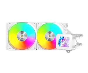 Mars Gaming MLVISION240W Sistema di raffreddamento per computer Processore Liquid Cooler All-in-One 12 cm Nero - Nouvo