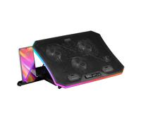 Mars Gaming MNBC6 supporto per laptop Supporto per computer portatile Nero 483 cm (19)