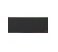 Mars Gaming Mmp224 Tappetino da gioco Xxl 88x33 cm Design arcobaleno Gomma naturale e nanotessuto Nero