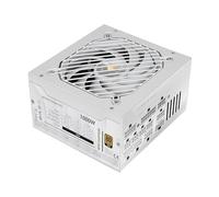 MARS GAMING MPB1000PSI, Alimentatore Full Modulabile ATX 1000W, 10 Anni di Garanzia, 80Plus Gold 90%, Ventola SI 140mm, Tecnologie AI2-RPM, DC-DC e SMD, ATX 3.1 e PCIe 5.1, Connettore 12V 2x6, Bianco