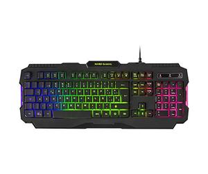 Mars Gaming MRK0, Tastiera da gioco retroilluminata, cablata/USB, Layout ES