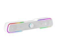 Mars Gaming Barra de Sonido Gaming 10W - Procesador de Sonido DSP - Iluminacion RGB - Conexion Jack + Bluetooth 50 - Color Bla