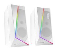 Mars Gaming MS7 Altoparlanti PC 20W Bluetooth RGB Audio DSP Bianco