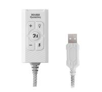 Mars Gaming Scheda audio esterna MSC2 7.1 USB compatibile PS5/PS4/PC/MAC/Switch Bianca