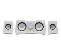 Mars Gaming Speakers MS22W Altoparlanti Gaming Compatti 2.2, RGB Flow - Bianco