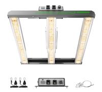 MARS HYDRO FC-E1500 LED Lampada di crescita 150W LED Lampada per piante a spettro completo Luce di crescita dimmerabile Daisy Chain per ortaggi e fiori 90x90CM Copertura
