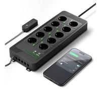 Mars Hydro iHub-Pro, 10AC Power Strip Kit, 10-Outlet All-in-One Smart Grow Room Hub, WiFi Environmental Control for Light, Temperature, Humidity & VPD