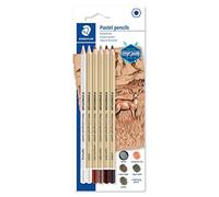 Mars lumograph pastello 100P Design Journey - Blister 6 pastelli assortiti - N