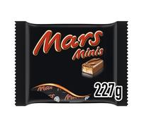 Mars Minis Barrette al Cioccolato Caramello e Nougat Formato Famiglia 227g