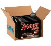 Mars Minis Barrette di Cioccolato al Latte con ripieno di Caramello Mou 227g [CAIYA® BOX da 6 Confezioni]