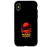 Mars Mission Retro Uomo Space Explorer Custodia per iPhone X/XS