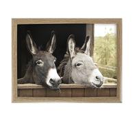 Mars & More Mars & More Vassoio inginocchiatoio "Due asini" Pratico con cuscino sul lato inferiore