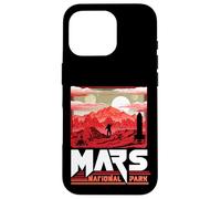 Mars National Park Vintage Sci-Fi Martian Exploration Space Custodia per iPhone 16 Pro