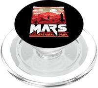 Mars National Park Vintage Sci-Fi Martian Exploration Space PopSockets PopGrip per MagSafe