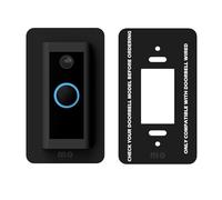 Mars Outpost | Piastra da parete per plastica Perspex compatibile con RingWired Video Doorbell | Videocitofono cablato | resistente con finitura opaca ad anello
