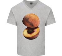 Mars Pesca Pianeti Spaziali Cosmo Maglietta In Cotone A V Per Uomo