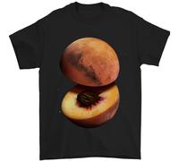 Mars Pesca Spazio Cosmo Pianeti Uomo T-Shirt 100% Cotone
