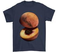 Mars Pesca Spazio Cosmo Pianeti Uomo T-Shirt 100% Cotone