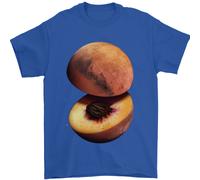 Mars Pesca Spazio Cosmo Pianeti Uomo T-Shirt 100% Cotone