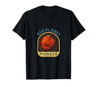Mars Red Planet Pioneer Cool Uomini Astronauta Maglietta