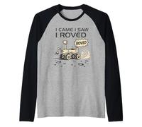 Mars Rover Meme Curiosità Scienza Giochi di Parole Spazio Nerd Maglia con Maniche Raglan