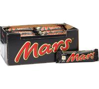 Mars Snack con Latte e Caramello Ricoperto di Cioccolata Box con 32 Barrette
